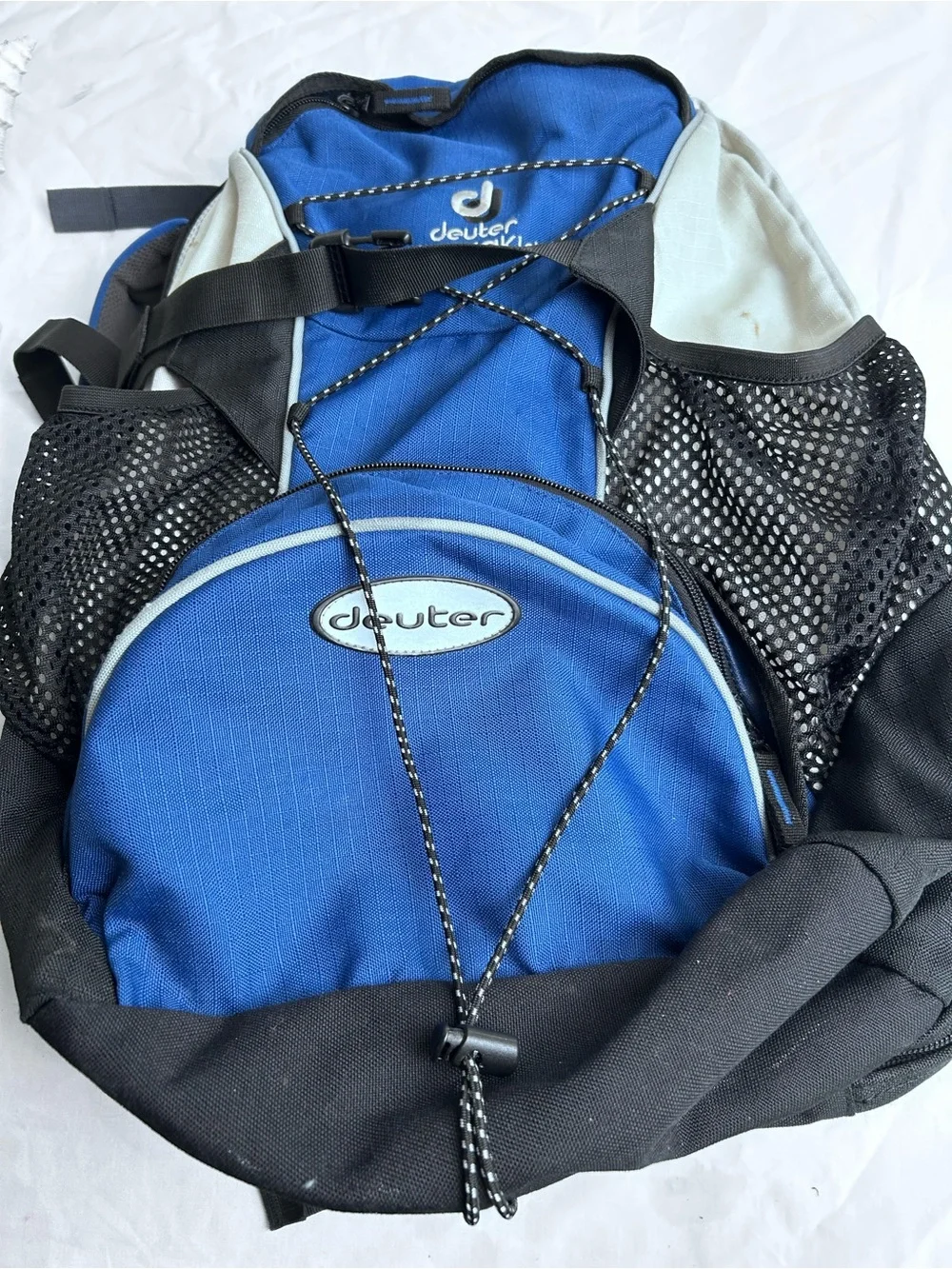 Deuter Blue and Black Kangakids Daypack children’s carrier and backpack
